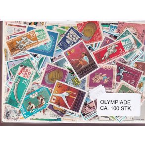 Olympiade p Frimrker. St/ust. 100 stk.