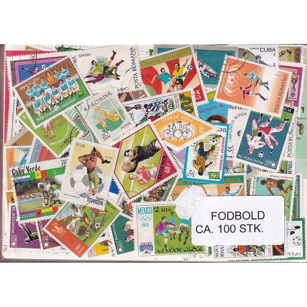 Fodbold p Frimrker. St/ust. 100 stk.