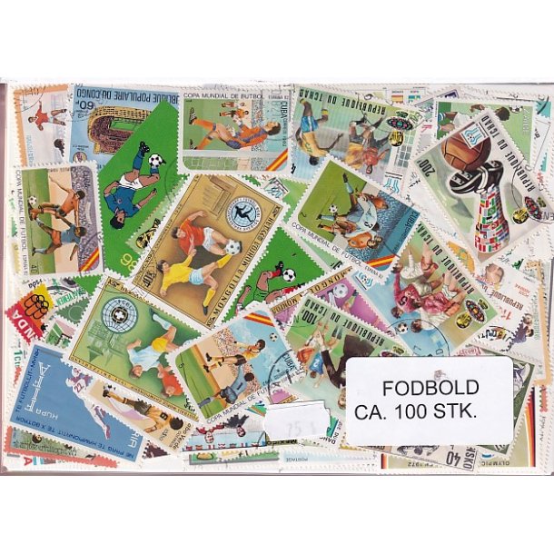 Fodbold p Frimrker. St/ust. 100 stk.