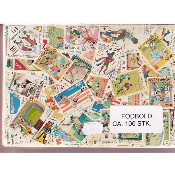 Fodbold p Frimrker. St/ust. 100 stk.