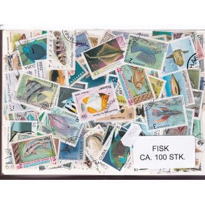 Fisk p Frimrker St/ust, 100 stk.