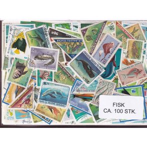 Fisk p Frimrker St/ust, 100 stk.