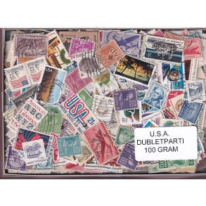 USA Dubletparti - 100 gram. Afvaskede