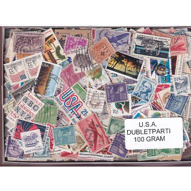 USA Dubletparti - 100 gram. Afvaskede