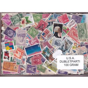 USA Dubletparti - 100 gram. Afvaskede