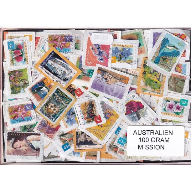 Australien 100 g. Mission - Billedm�rker - Hjemkommet 20 - 11 - 2022