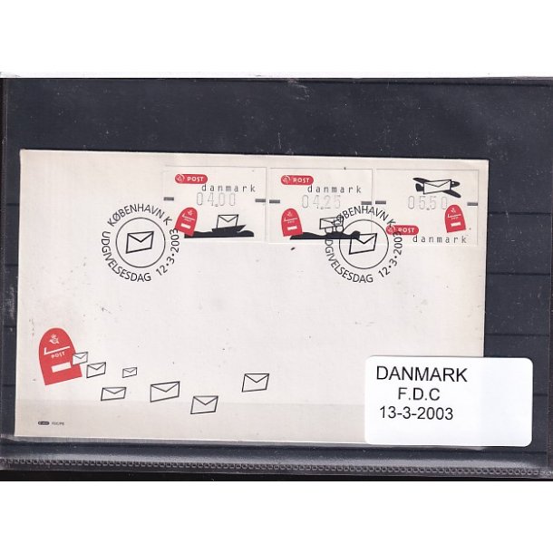 Danmark - Frankeringsmrker - 1 Stk. FDC - 2 - 3 - 2005 - Stemplet