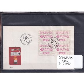 Danmark - Frankeringsmrker - 1 Stk. FDC - 1990 - Stemplet