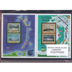 Britisk Virgin Island - 2 Stk. Miniark - Postfrisk