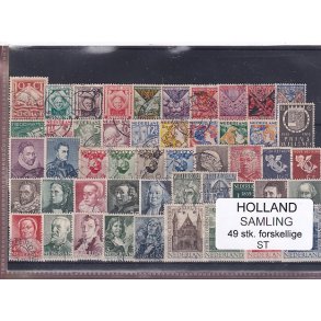 Holland Samling - 49 Stk. Stemplet/Ustemplet