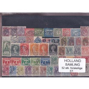 Holland Samling - 52 Stk. Stemplet/Ustemplet