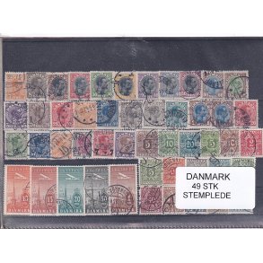 Danmark Samling - 49 Stk. Stemplet