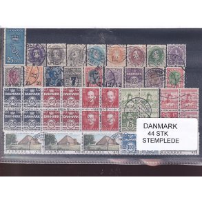 Danmark Samling - 44 Stk. Stemplet