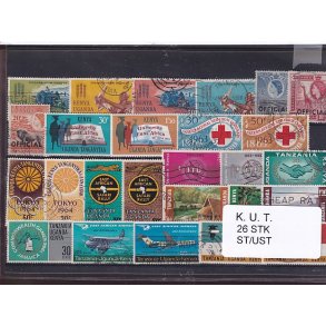 Kenya Uganda Tanganyika Samling - 26 Stk. Stemplet / Ustemplet
