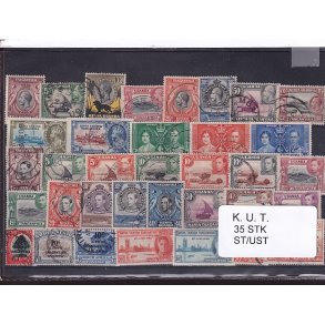 Kenya Uganda Tanganyika Samling - 35 Stk. Stemplet / Ustemplet
