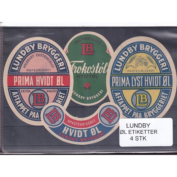 l Etiketter - Lundby  4 Stk.