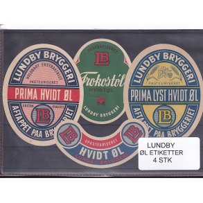 l Etiketter - Lundby  4 Stk.