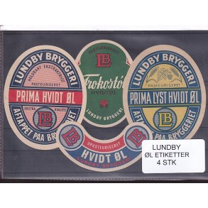 l Etiketter - Lundby  4 Stk.