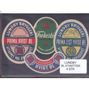 l Etiketter - Lundby  4 Stk.