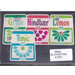 Etiketter - Irma -  4 Stk.
