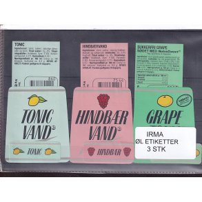 Etiketter - Irma-  3 Stk.
