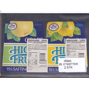 Etiketter - Irma-  2 Stk.