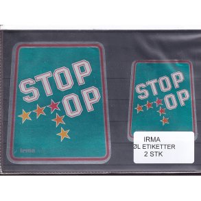 Etiketter - Irma-  2 Stk.