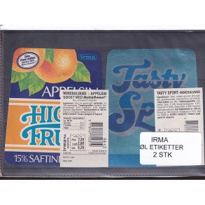 Etiketter - Irma-  2 Stk.
