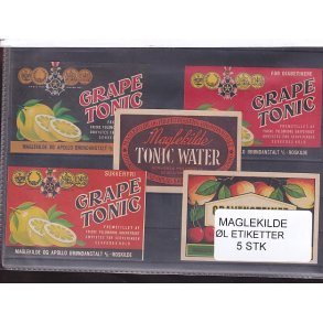 Etiketter - Maglekilde - Apollo - Roskilde - 5 Stk.