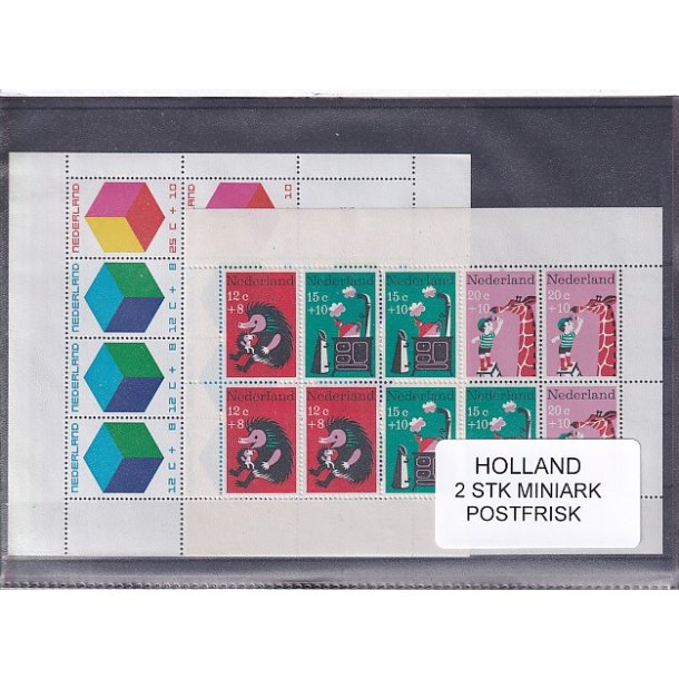 Holland - 2 Firblokke - Postfrisk