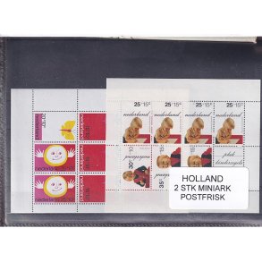 Holland - 2 Firblokke - Postfrisk