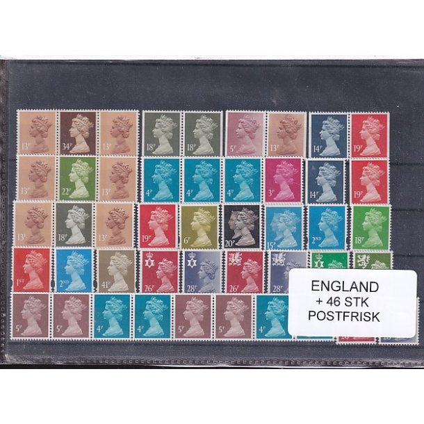 England Samling - 46 Stk.  - Postfrisk