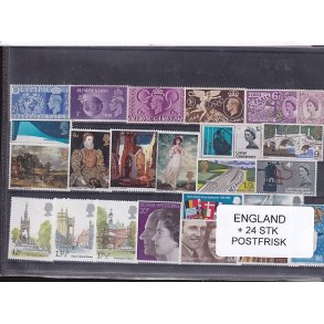England Samling - 24 Stk.  - Postfrisk