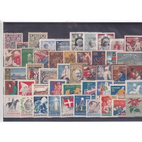 Danmark Enkeltmrker 1904 - 1950 - Postfrisk