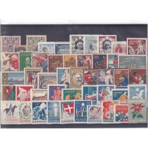 Danmark Enkeltmrker 1904 - 1950 - Postfrisk