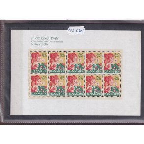 Danmark julemrkeark nytryk 1948/96 - POSTFRISK