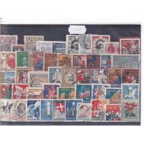 Danmark Enkeltmrker 1904 - 1950 - Stemplet