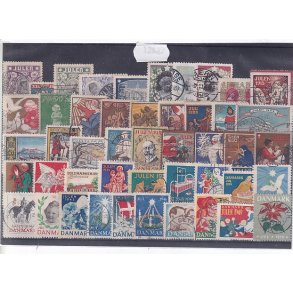Danmark Enkeltmrker 1904 - 1950 - Stemplet