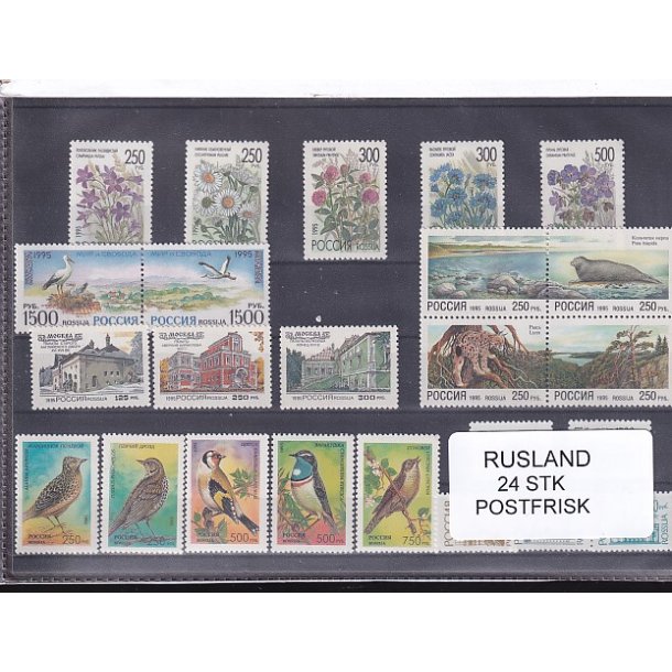 Rusland - 24 Stk. - Postfrisk
