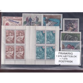 Frankrig - 1 Hfteblok - 7 Stk. - Postfrisk