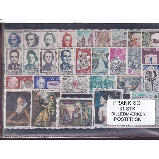 Frankrig - Billedmrker - 31 Stk. - Postfrisk