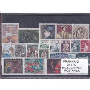 Frankrig - Billedmrker - 20 Stk. - Postfrisk