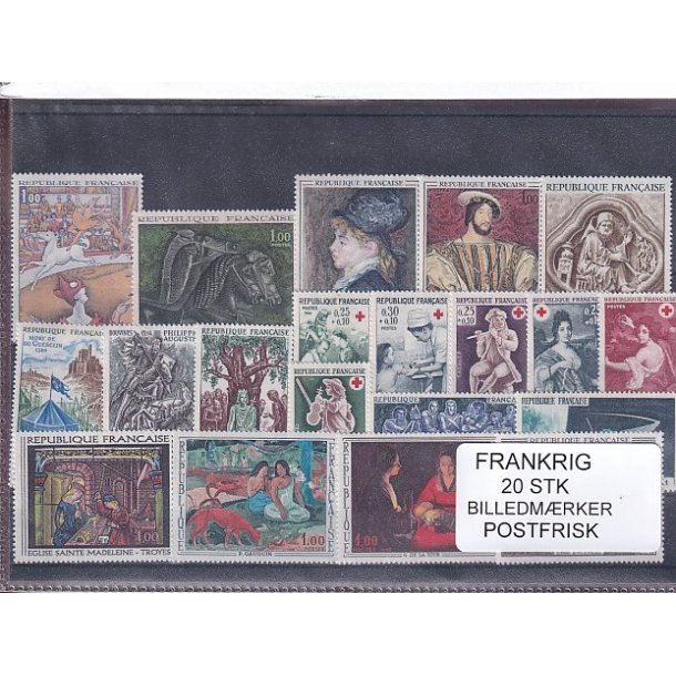 Frankrig - Billedmrker - 20 Stk. - Postfrisk
