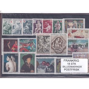 Frankrig - Billedmrker - 18 Stk. - Postfrisk