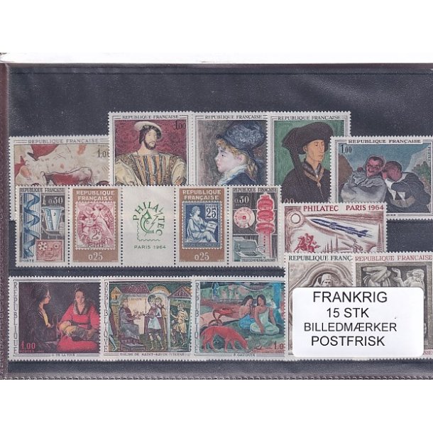 Frankrig - Billedmrker - 15 Stk. - Postfrisk