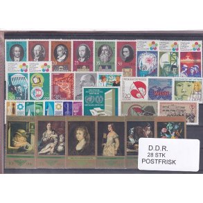 D.D.R Samling - 27 Stk. - Postfrisk