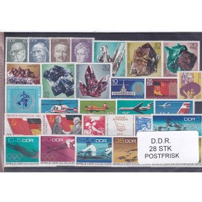 D.D.R Samling - 28 Stk. - Postfrisk