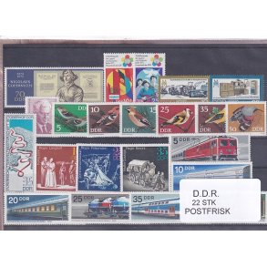 D.D.R Samling - 22 Stk. - Postfrisk