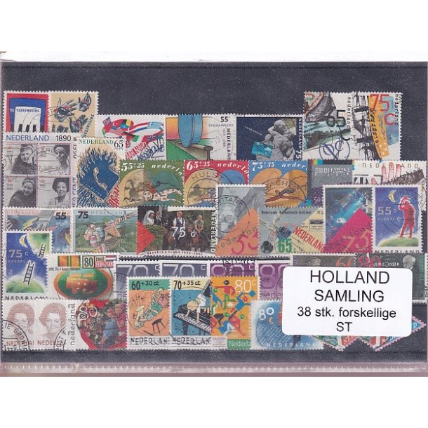 Holland Samling - 38 Stk. Stemplet/Ustemplet