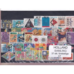 Holland Samling - 37 Stk. Stemplet/Ustemplet